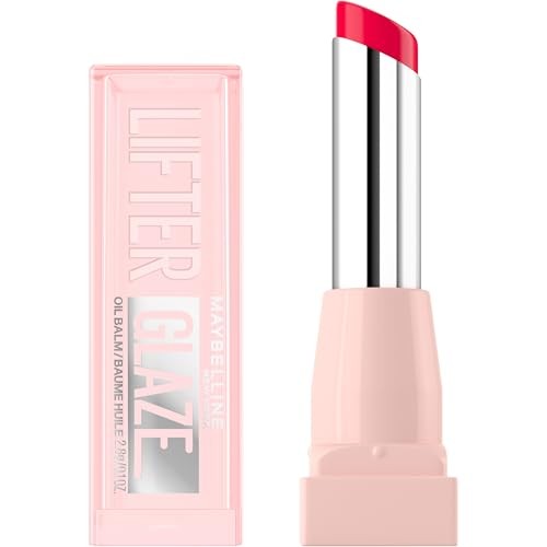 Maybelline Lifter Glaze Hydrating Lip Gloss Oil Balm, Cherry Swirl 04, 0.1 oz