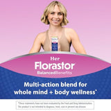 Florastor Probiotics for Women, Digest and De-Stress 30 Capsules