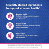 Florastor Probiotics for Women, Digest and De-Stress 30 Capsules