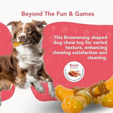 ReThink Pet Dental Munch Boomerang Bacon Flavor Scented Nylon Dog Chew Toy