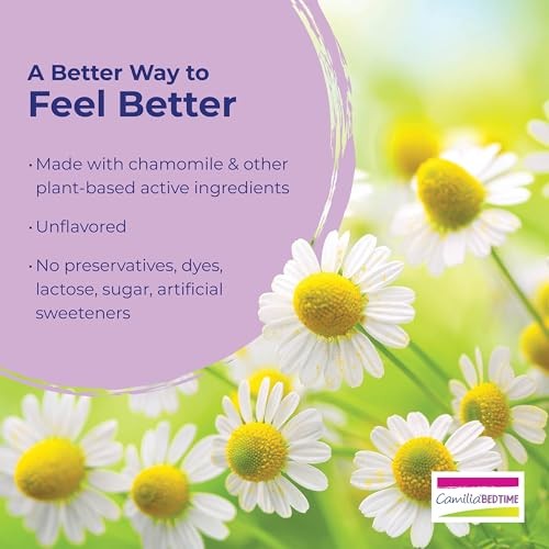 Boiron Camilia Bedtime Liquid Doses for Nighttime Teething Relief, Painful Gums, Restlessness, and Irritability - 30 Count