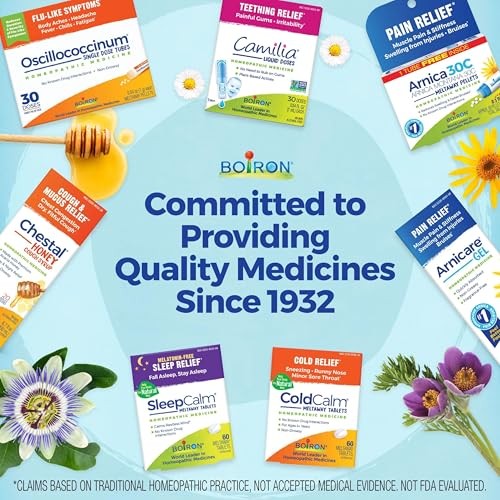 Boiron Camilia Bedtime Liquid Doses for Nighttime Teething Relief, Painful Gums, Restlessness, and Irritability - 30 Count