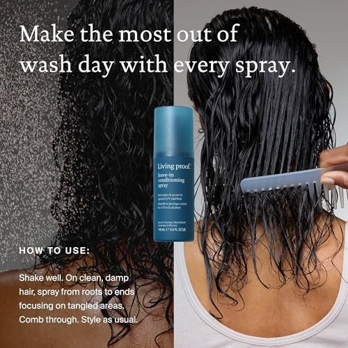 Living Proof Leave-In Conditioning Detangler Spray with Heat Protection