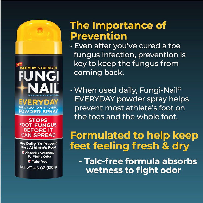 Fungi-Nail Everyday Antifungal Powder Spray, 4.6 OZ