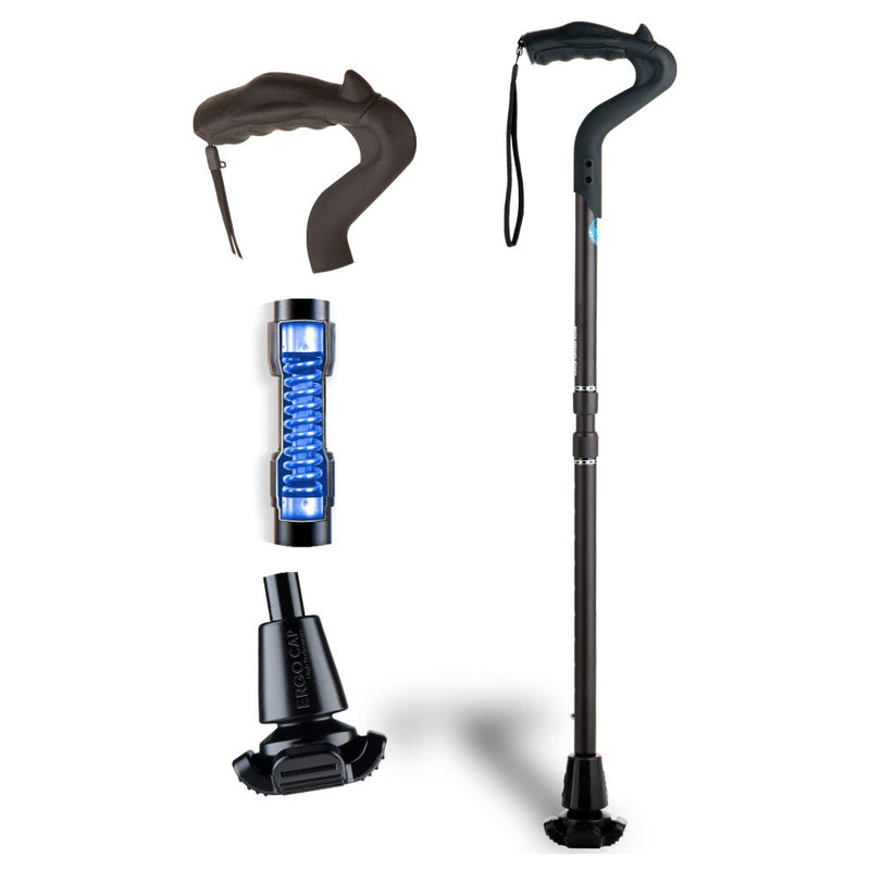 Ergoactives Ergocane 2G Shock-Absorbing Adjustable Walking Cane