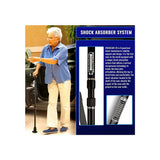 Ergoactives Ergocane 2G Shock-Absorbing Adjustable Walking Cane