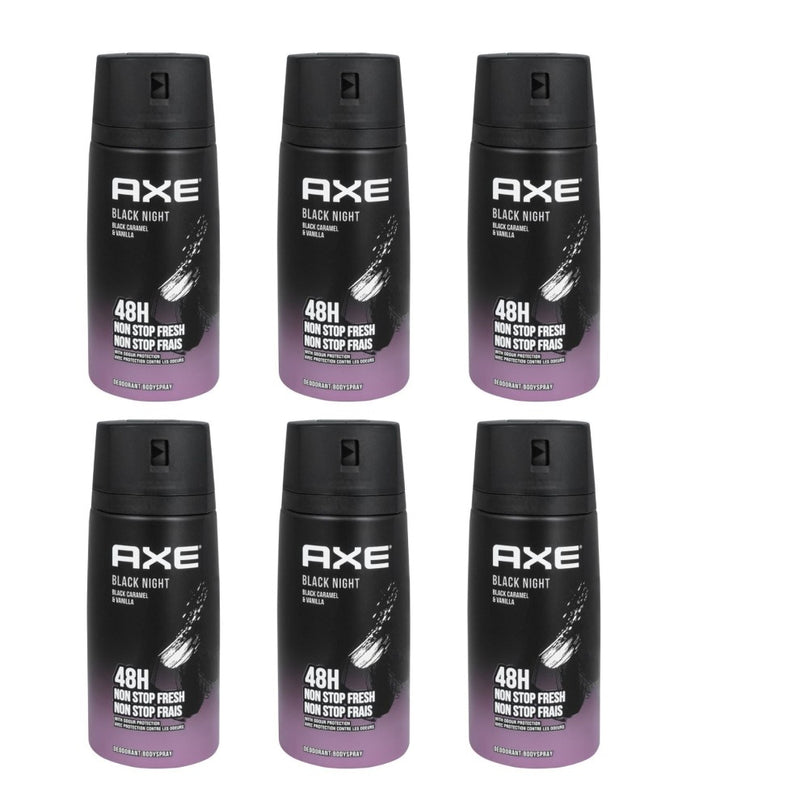 Axe Black Night Deodorant Body Spray Black Carmel & Vanilla 150ml