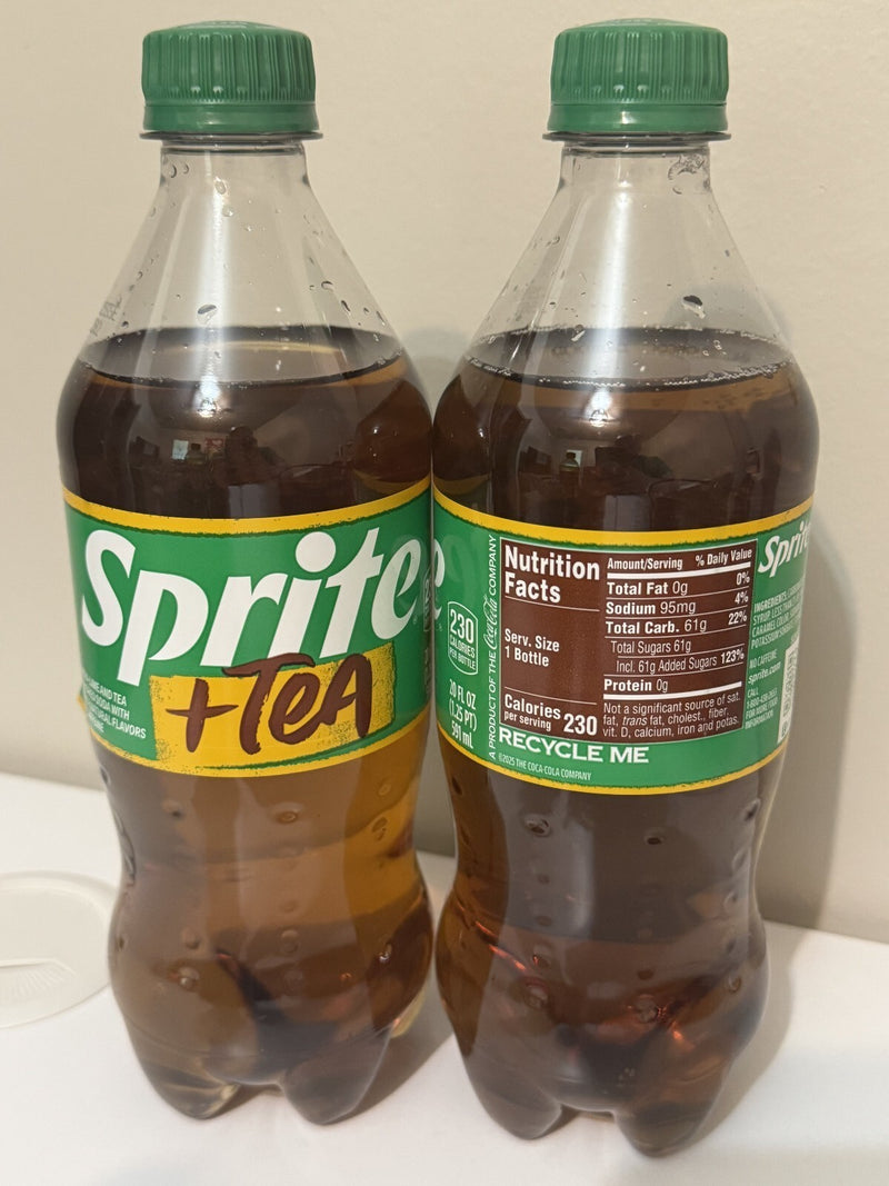 Sprite + TEA Lemon Lime Chill Limited Edition Soda 20 oz