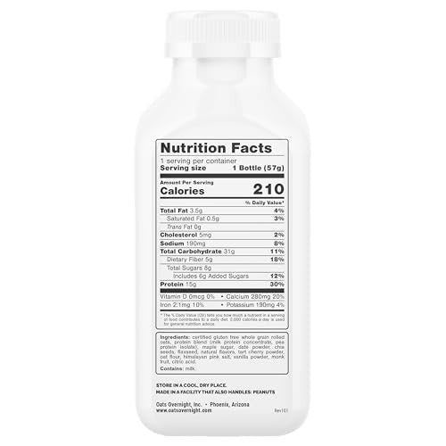 Oats Overnight Fruity Cereal Overnight Oats Shake, 2 oz