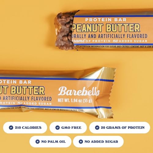 Barebells Peanut Butter Protein Bars, 20 g Protein, 1.94 oz, 12 ct