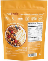 NuTrail 17g Protein Nut Granola Cereal, Honey Nut, No Sugar Added, 8 Oz.