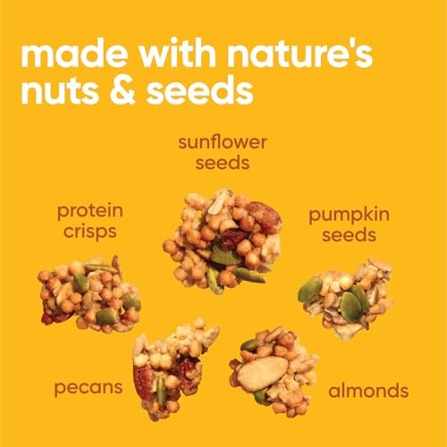 NuTrail 17g Protein Nut Granola Cereal, Honey Nut, No Sugar Added, 8 Oz.