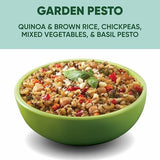 SEEDS of CHANGE Organic Protein Bowl Garden Pesto, Prepared Entrée, Microwave in 90 Seconds, 9 Oz