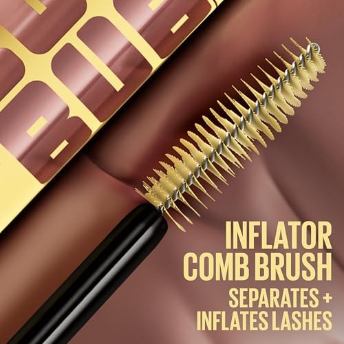 Maybelline Colossal Bubble Washable Mascara, High Intensity Blackest Black
