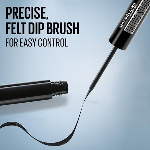 Maybelline Tattoo Studio Dip-Ink Liquid Eyeliner, Brown Expression, 0.06 fl oz
