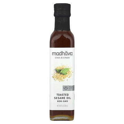Madhava, Toasted Sesame Oil, 8.45 Fl Oz