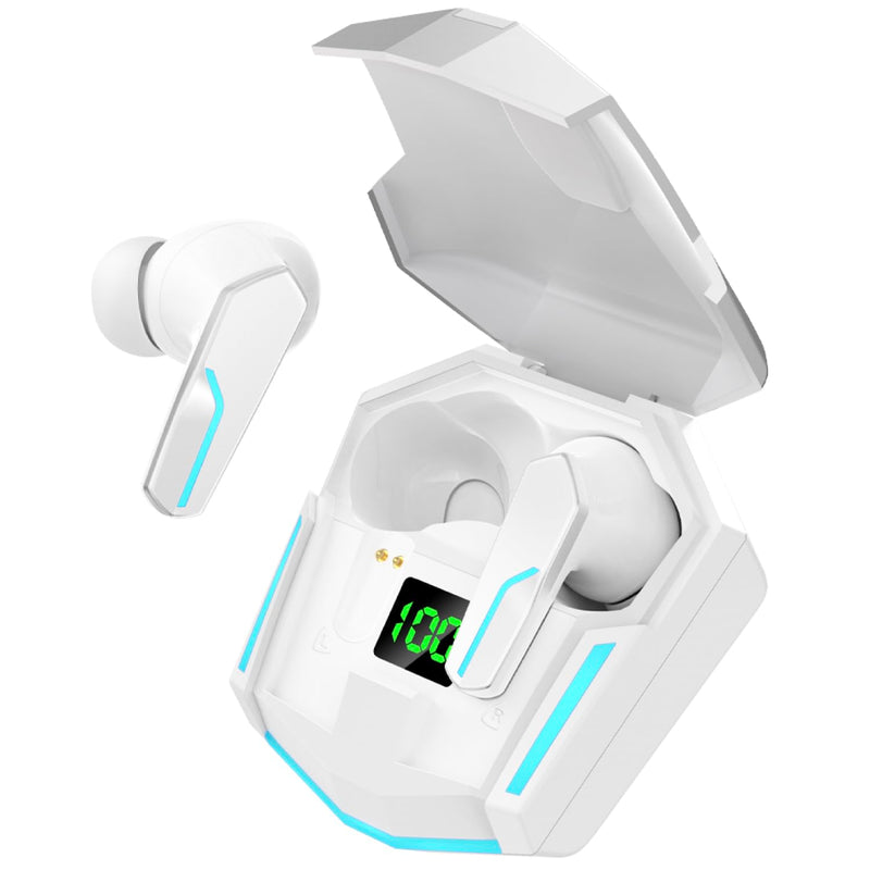 MyJoy Cool Wireless Earbuds, White