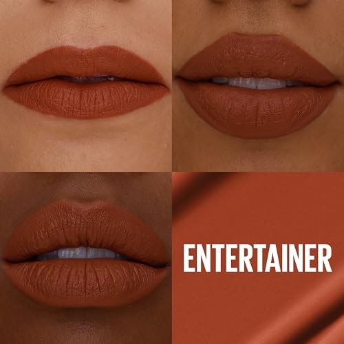 Maybelline SuperStay Matte Ink Liquid Lipstick, Entertainer, 0.17 fl oz