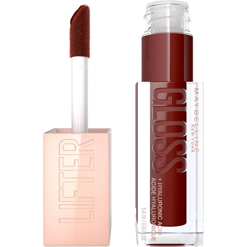 Maybelline Lifter Gloss Plumping Lip Gloss with Hyaluronic Acid - Maple - 0.18 Fl Oz
