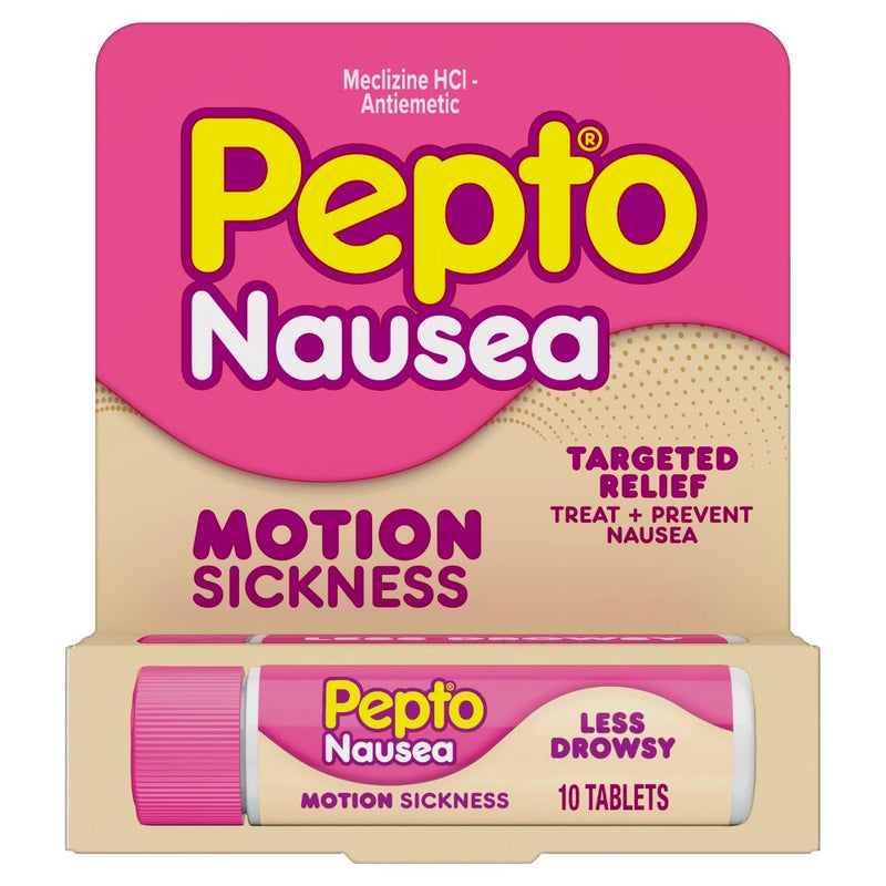 Pepto-Bismol Nausea Motion Sickness Tablets - 10ct