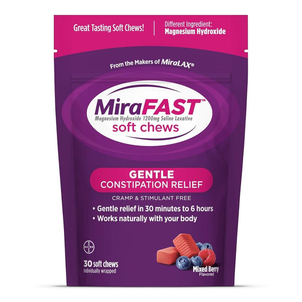 MiraFAST Digestive Soft Chews from the Makers of MiraLAX - 30ct