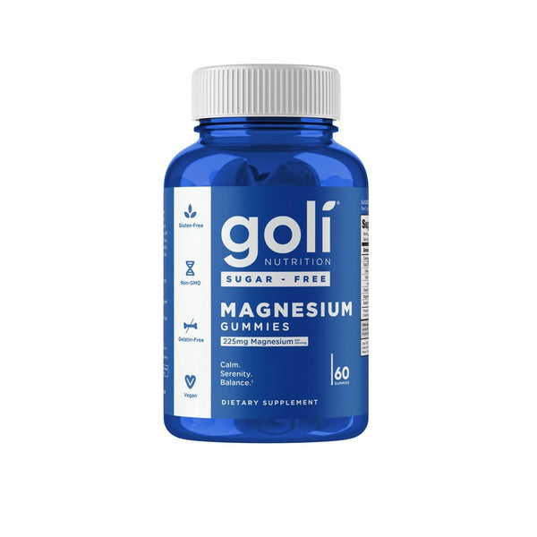 Goli Nutrition Magnesium Sugar Free Dietary Supplement Vegan Gummies - 60ct