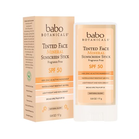 Babo Botanicals Mineral Tinted Sunscreen Stick SPF50 0.6 oz