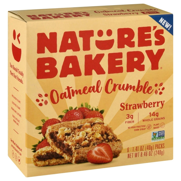 Nature's Bakery Strawberry Crumble Bar 6 Pack
