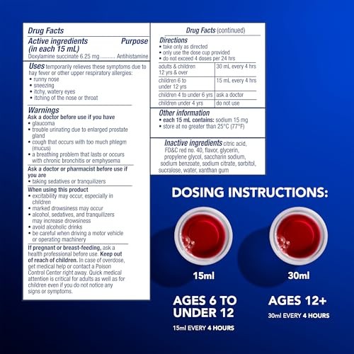 Vicks NyQuil Kids Allergy Liquid, Berry, 8 FL OZ