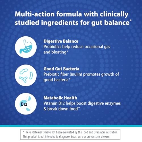 Florastor Digestive and Metabolic Support Probiotic Blend Gummies Peach Lemonade 56 Vegetarian Gummies