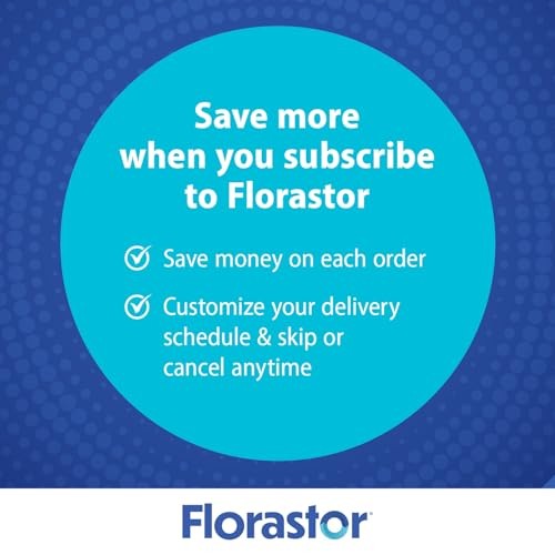 Florastor Digestive and Metabolic Support Probiotic Blend Gummies Peach Lemonade 56 Vegetarian Gummies