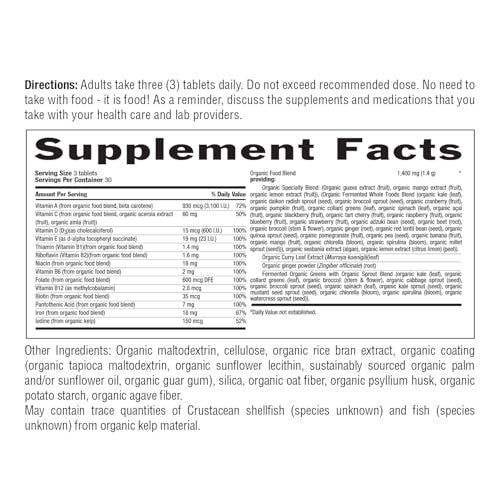 Country Life, Realfood Organics®, Prenatal, 90 Easy-to-Swallow Tablets