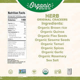 Mary's Gone Crackers Organic Herb Original Crackers Whole Grain, 4 oz