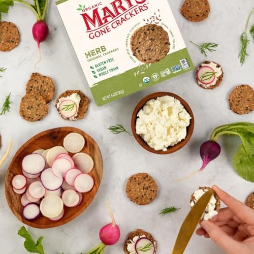 Mary's Gone Crackers Organic Herb Original Crackers Whole Grain, 4 oz