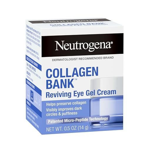 Neutrogena Collagen Bank Eye Gel Cream with Peptides, 0.5 oz