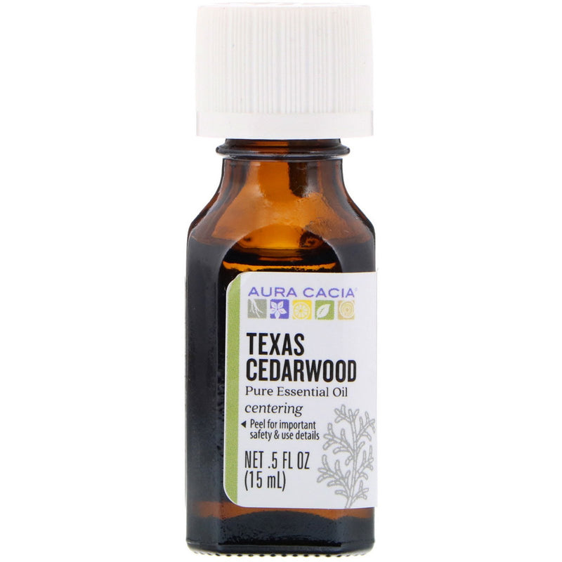 Aura Cacia Cedarwood Essential Oil, 0.5 fl oz
