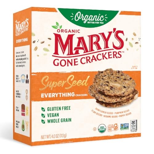 Mary's Gone Crackers Gluten Free Super Seed Everything - 4oz
