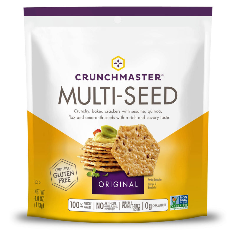 Crunchmaster Multi-Seed Crackers, Original, 4 oz