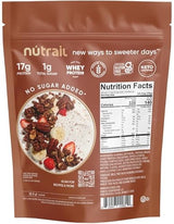 NuTrail 17g Protein Nut Granola Cereal, Chocolate No Sugar Added, 8 Oz.