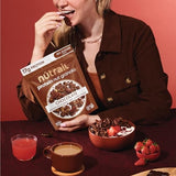 NuTrail 17g Protein Nut Granola Cereal, Chocolate No Sugar Added, 8 Oz.