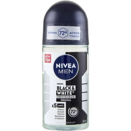 Nivea Men Black White Invisible Deodorant Roll-on 50 ml