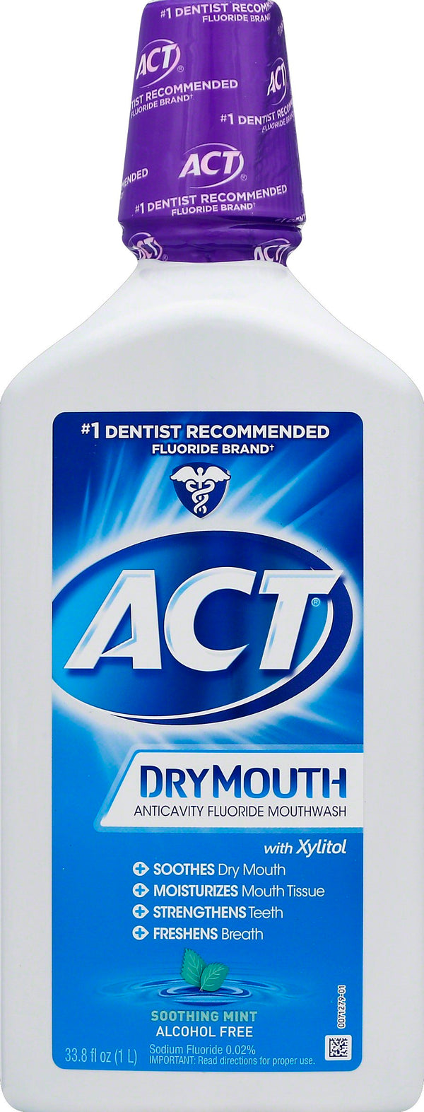 Act Dry Mouth Mouthwash Soothing Mint 18 Fl Oz