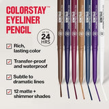 Revlon ColorStay Waterproof Eyeliner Pencil, 212 Bronze, 0.01 oz