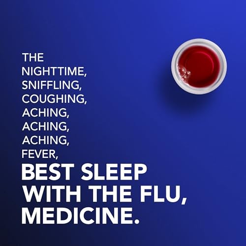 Vicks Intense Flu Warming Combo Syrup - Acetaminophen - Black Cherry - 24 Fl Oz