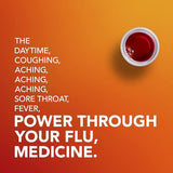 Vicks Intense Flu Warming Combo Syrup - Acetaminophen - Black Cherry - 24 Fl Oz