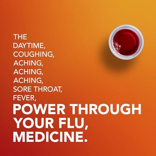 Vicks Intense Flu Warming Combo Syrup - Acetaminophen - Black Cherry - 24 Fl Oz