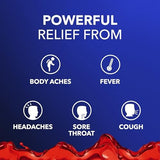 Vicks Intense Flu Warming Combo Syrup - Acetaminophen - Black Cherry - 24 Fl Oz