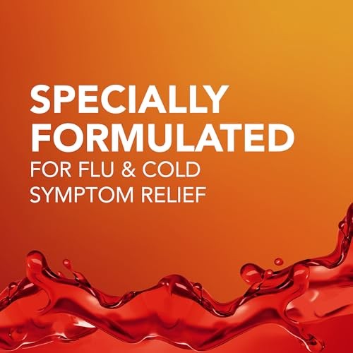 Vicks Intense Flu Warming Combo Syrup - Acetaminophen - Black Cherry - 24 Fl Oz