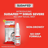 Sudafed OM Sinus Severe No Drip Nasal Spray, Maximum Strength Decongestant 30ml