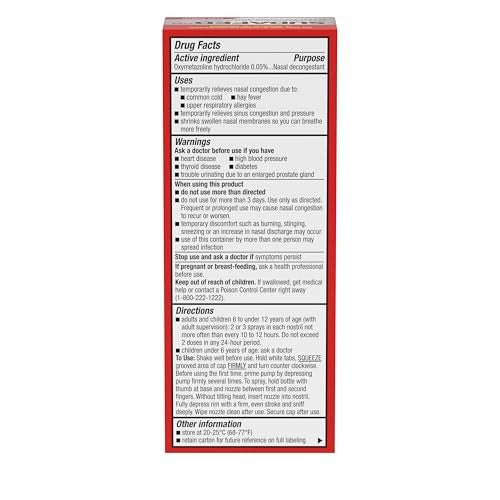 Sudafed OM Sinus Severe No Drip Nasal Spray, Maximum Strength Decongestant 30ml